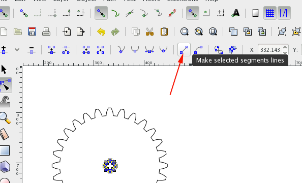 convert segments to lines